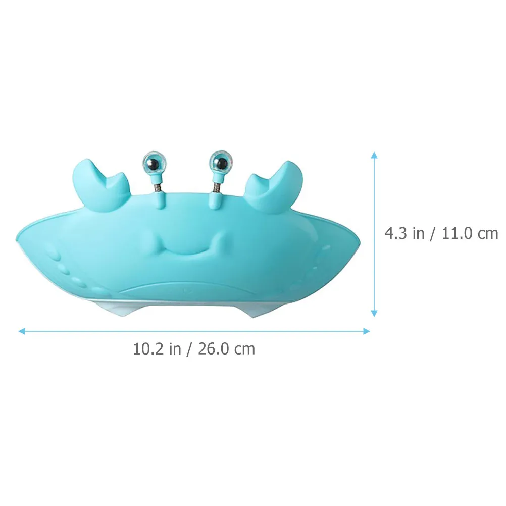 2pcs Kids Silicone Bath Cap for Hair Washing – Lightweight Crab Design, Water Diverting & Eye Protection