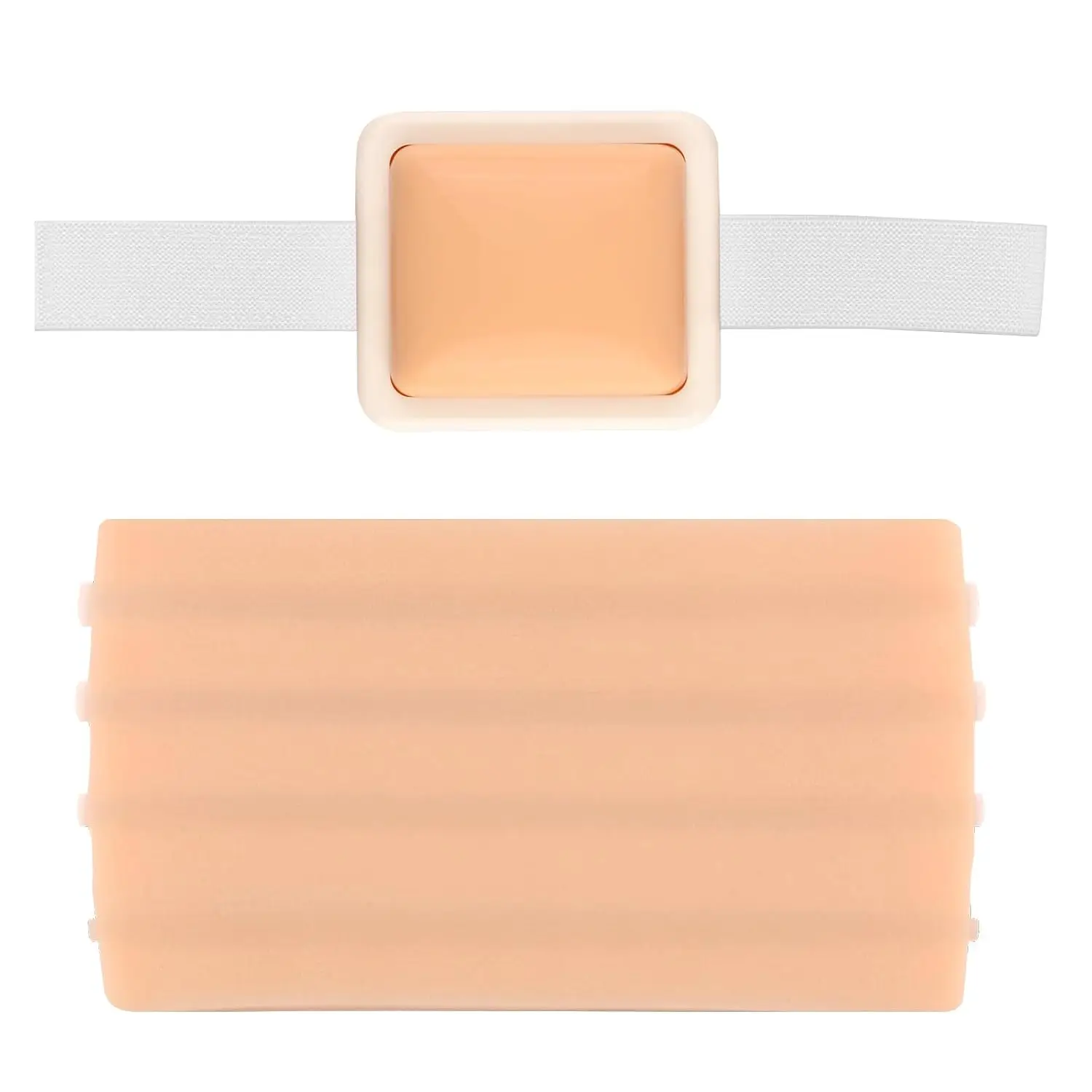 Medarchitect IV & Intramuscular Injection Practice Pad Model 4 veins Multiple Punctures Silicone for Medical Student Training