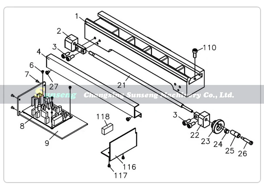 Leadscrew Left Support For [SIEG C0-002] [JET BD-3]