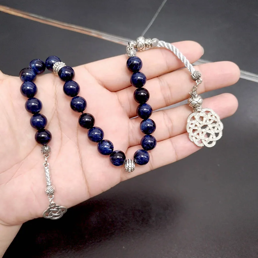 2026 new arrive Tasbih Blue Resin beads accessories on hand Turkish fashion Bracelet