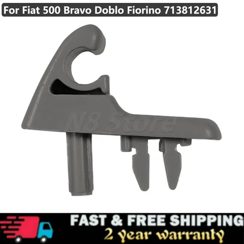 Clip de soporte para visera solar para Fiat 500 Bravo Doblo Fiorino Marea Palio Punto 713812631 735362747