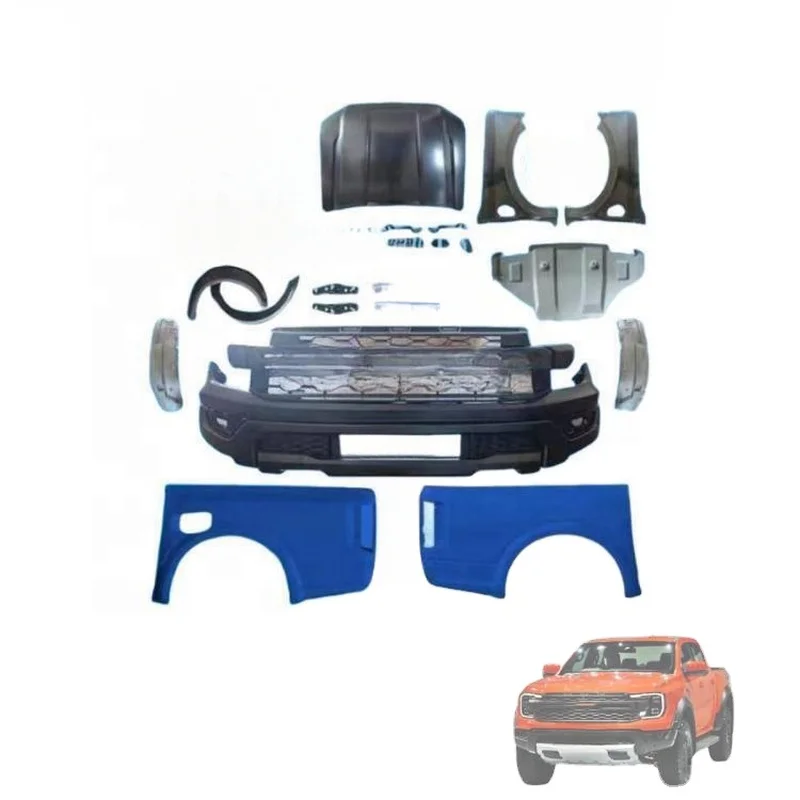 High Quality YORGA Body Conversion Kit For Ranger T6 T7 T8 2012-2020 Upgrade To 2023 Raptor Style Parts