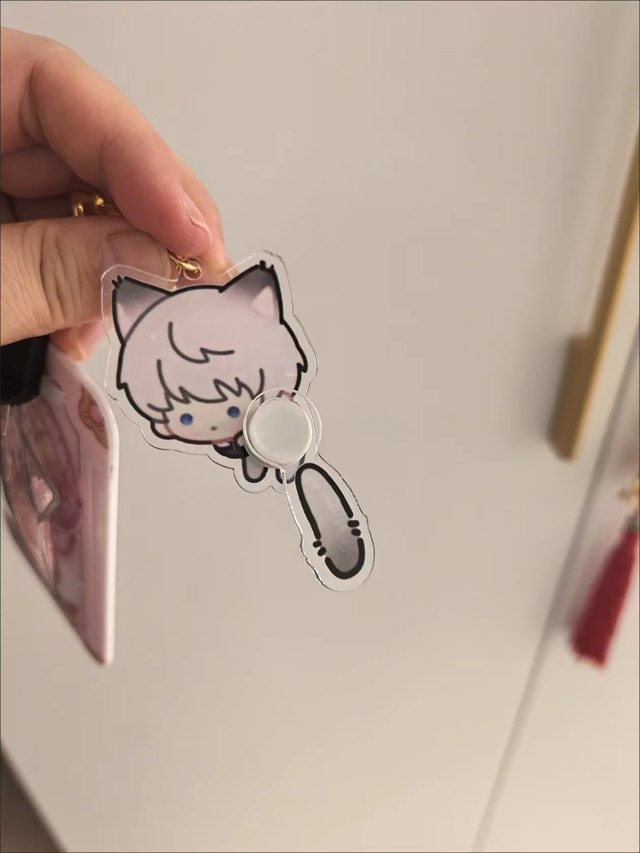 لعبة الحب والفضاء العميق Xavier Zayne Rafayel Sylus تأثيري مفتاح سلسلة الاكريليك كيرينغ الشكل قلادة يتأرجح حقيبة ديكور سلاسل المفاتيح #6