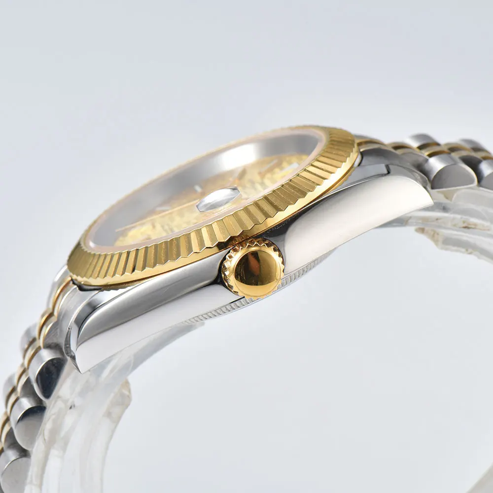 36 mm/39 mm High-End-Business-Custom-Herrenuhr NH35 automatisches mechanisches Uhrwerk Saphirglas Edelstahl Herrenuhr