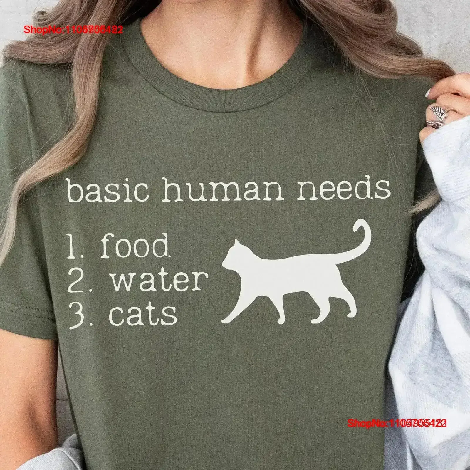 Funny Cat Lover T Shirt I Love Cats s for her lovers Minimalist Mom vintage Washed homme Versatile Soft Stretched Casual