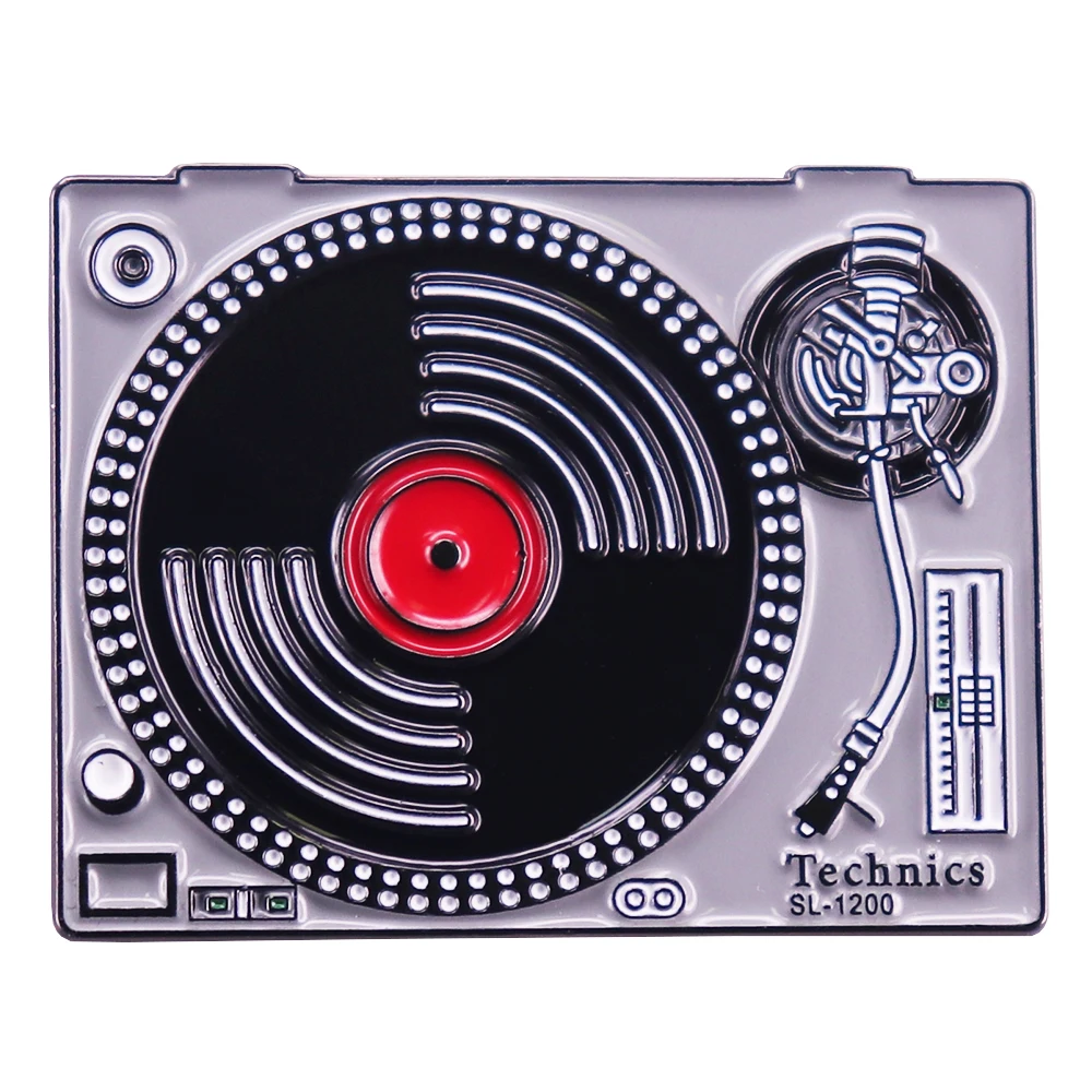 Audio tape recorder Vintage Gifts Vinyl Records Technics Enamel Pin