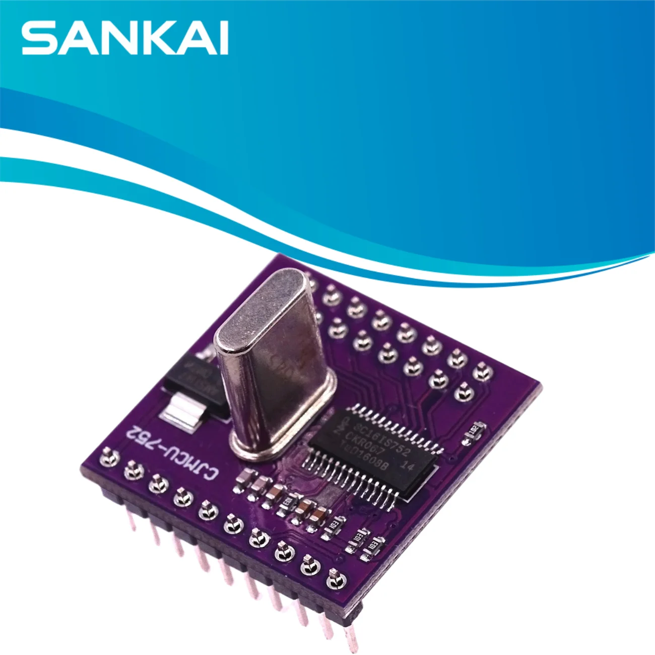 SC16IS752 Dual UART Bridge Module, I2C/SPI to 2-Ch Serial, 5Mbps, 3.3V