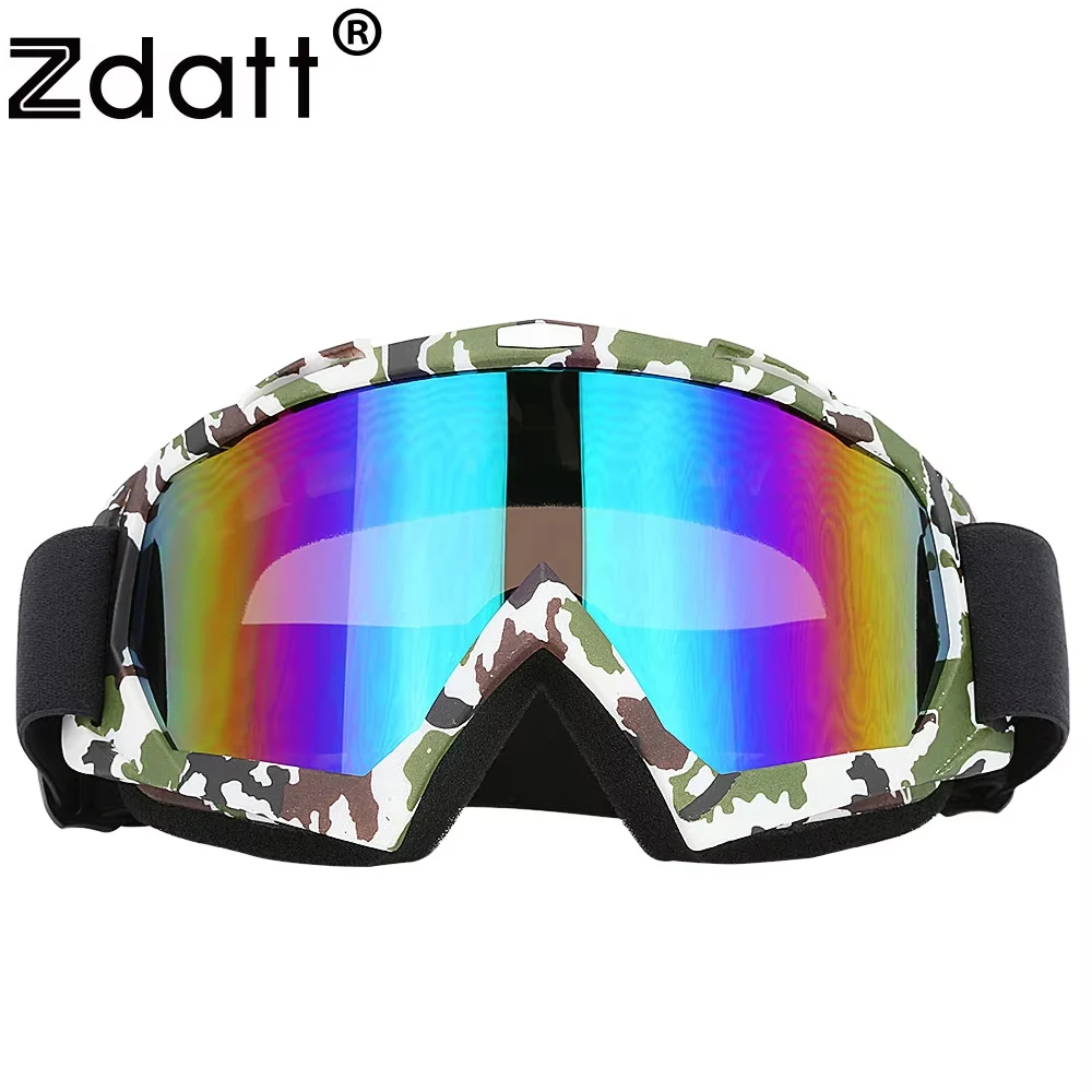 

Zdatt Motorcycle Glasses Goggles Motocross Goggles Helmet MX Moto Dirt Bike ATV Ski Outdoor Sports Glass Scooter Googles Mask