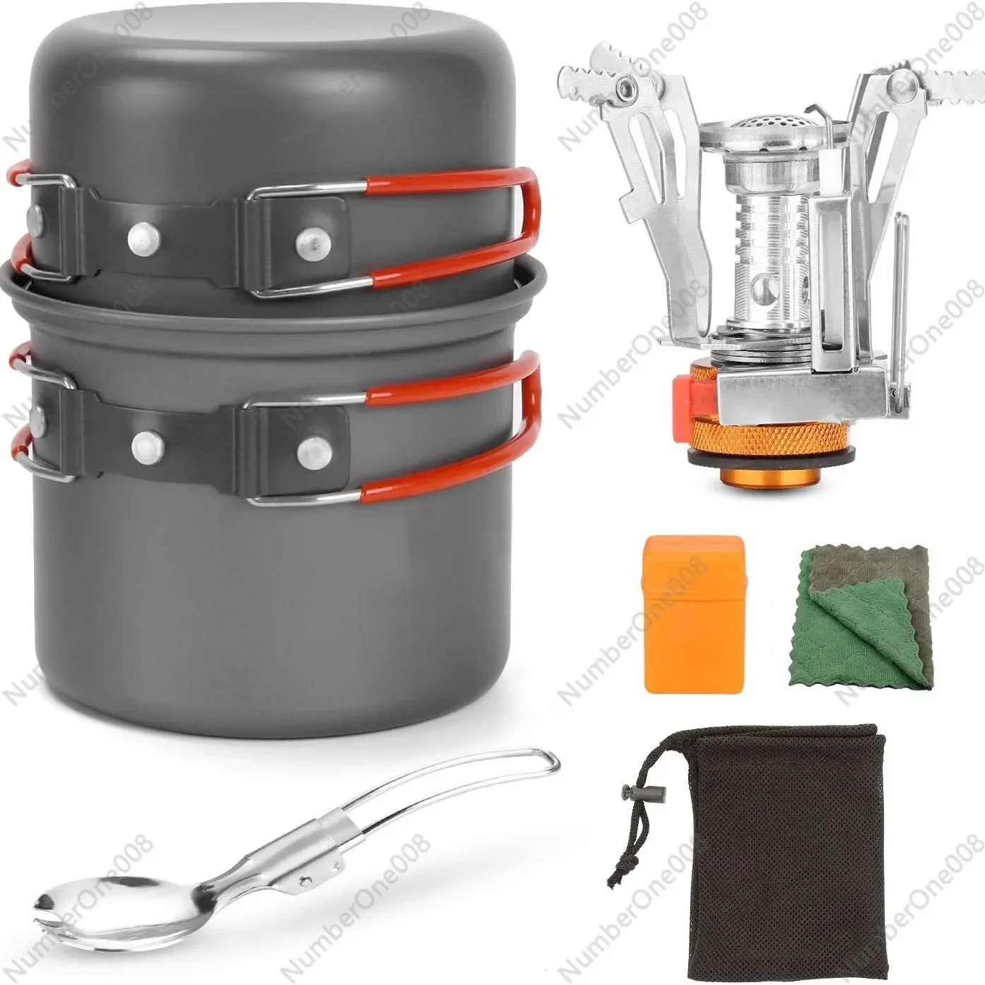 1-2 People Outdoor Pot Set/camping Pot Set/portable Combination