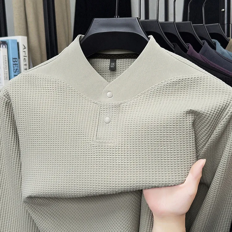 

Осенний вязаный свитер 2025 года в полоску из полиэфирного волокна Long Sve f с высоким воротником, деформируемая женская внутренняя одежда Ciwalk