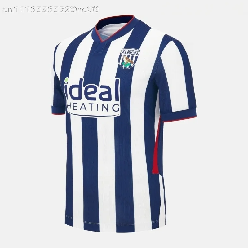 NEW Unisex West Bromwich Albion 26/27 Short Sleeve Football Jersey Fan Training Sports Top Family Matching Seasonal Wear