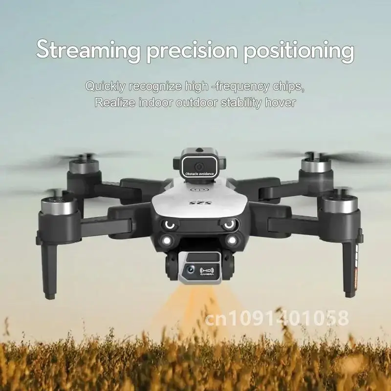 New S2S Drone 8K HD Dual Camera Brushless Motor Obstacle Avoidance Dron RC Helicopter Foldable Quadcopter Toy For Xiaomi