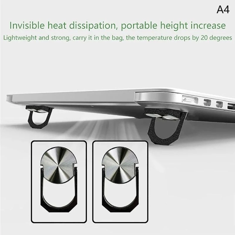 5ASD Risers laptop Stand resfriamento do suporte computador para notebook 13-17 polegadas