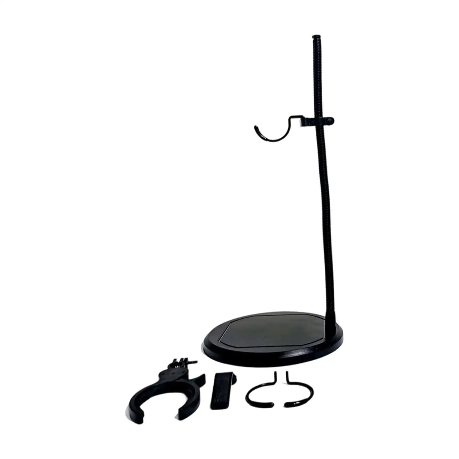 Action Figure Stand Figurine Storage Case Portable Stable Centerpiece Table Decoration, Display Base Flexible Arms for 1/9