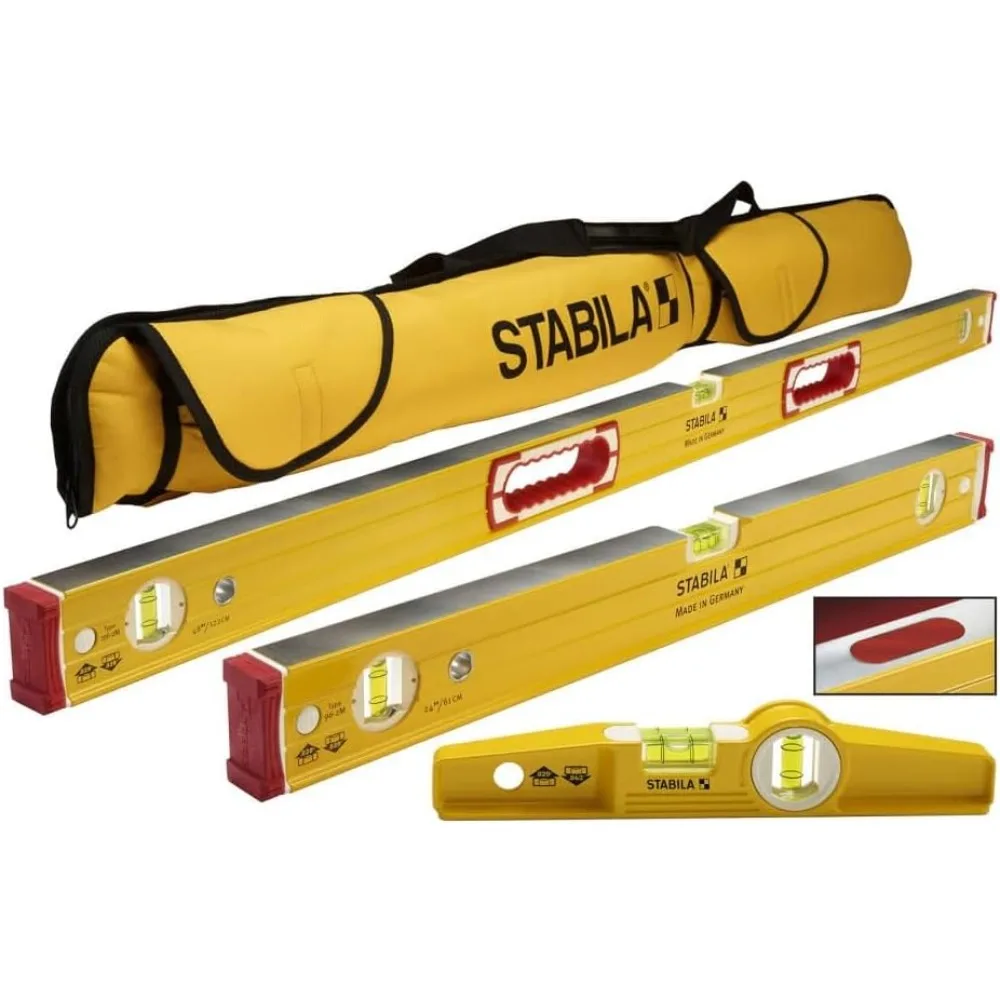 Magnetic Level Set Kit Torpedo and Case,Yellow