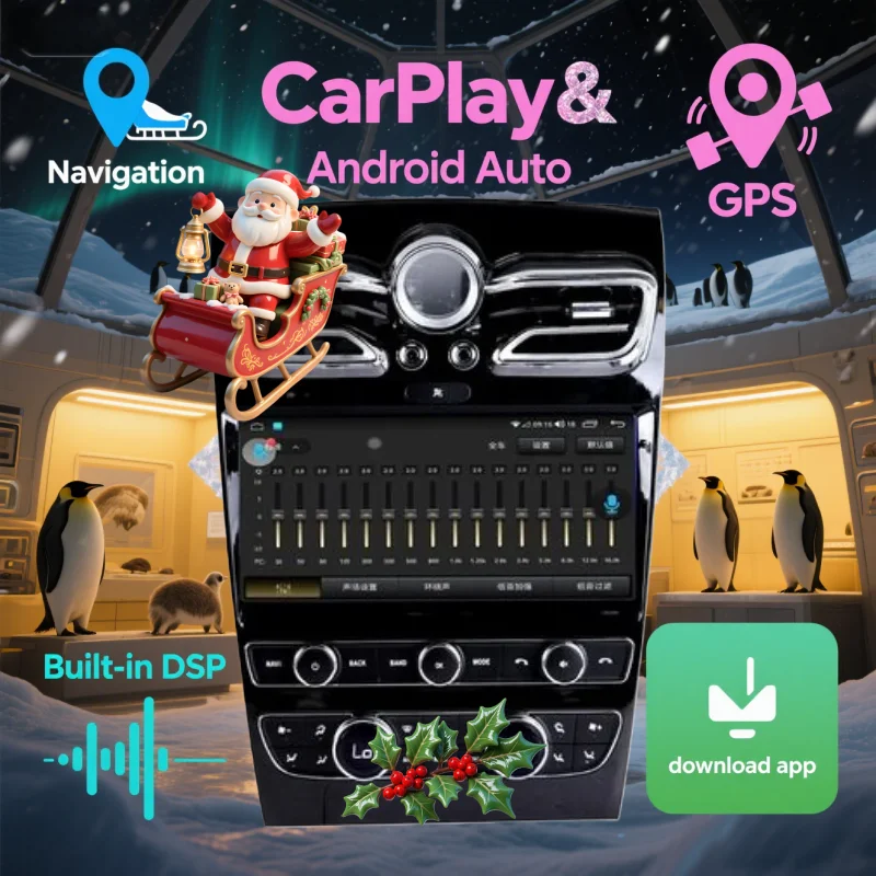 Navigation  For Bentley Flying Spur Continental GT 2005-2019 Android Auto Carplay Multimedia Car Radio Head Unit Display