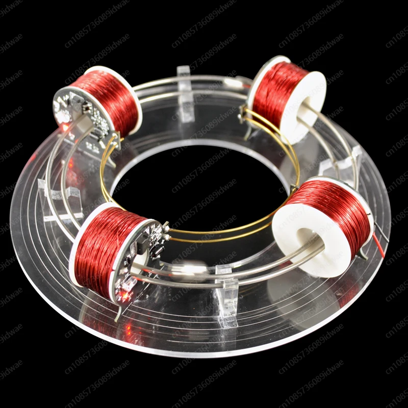 Electromagnetic ring cyclotron scientific experiment novel high-tech toy physics self-made electromagnetic teaching aids model