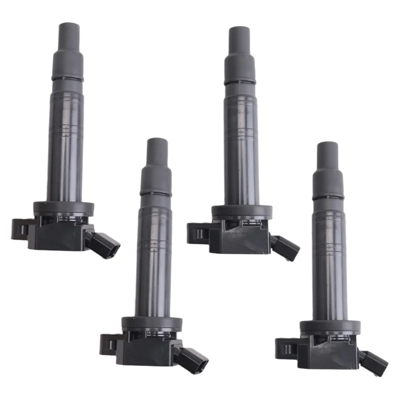 

Efficientt-For Toyota Fortuner Innova Hilux Hiace 2004- 2016 Car Ignition Coil Set Of 4- Part Numbers 90919-T2001& 90919T2001