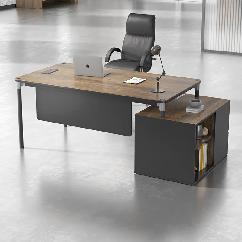 Office furniture designer, desk staff, desk and chair combination, computer office, single position, simple and modern.