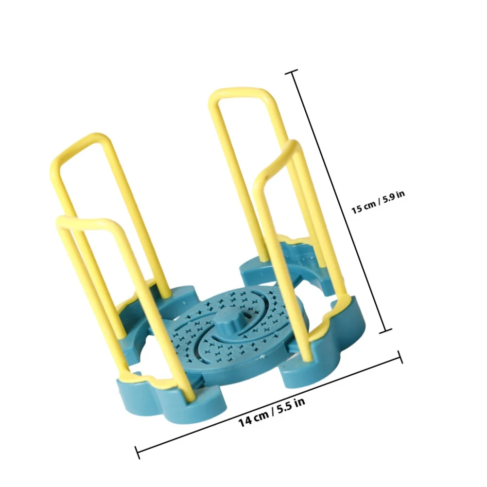 2Pcs Rotating Drain Bowls Rack Telescopic Kitchen Storage Organizer Bowl Holder Pot Lid Holder Kitchen Tableware Stand Draining