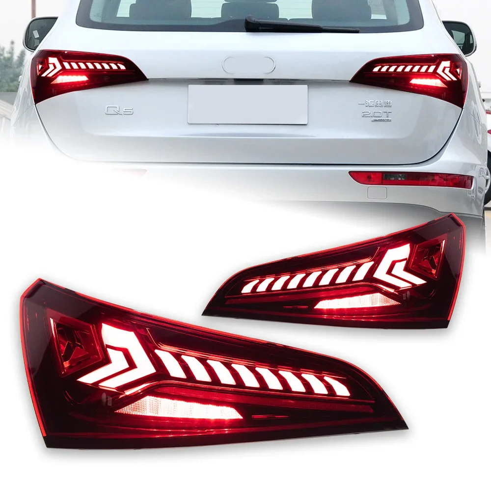 

Car Styling Tail Lamp for Audi Q5 Led Tail Light 2008-2018 Rear Stop Brake Reverse Dynamic Signal Animation Automotive Accessory