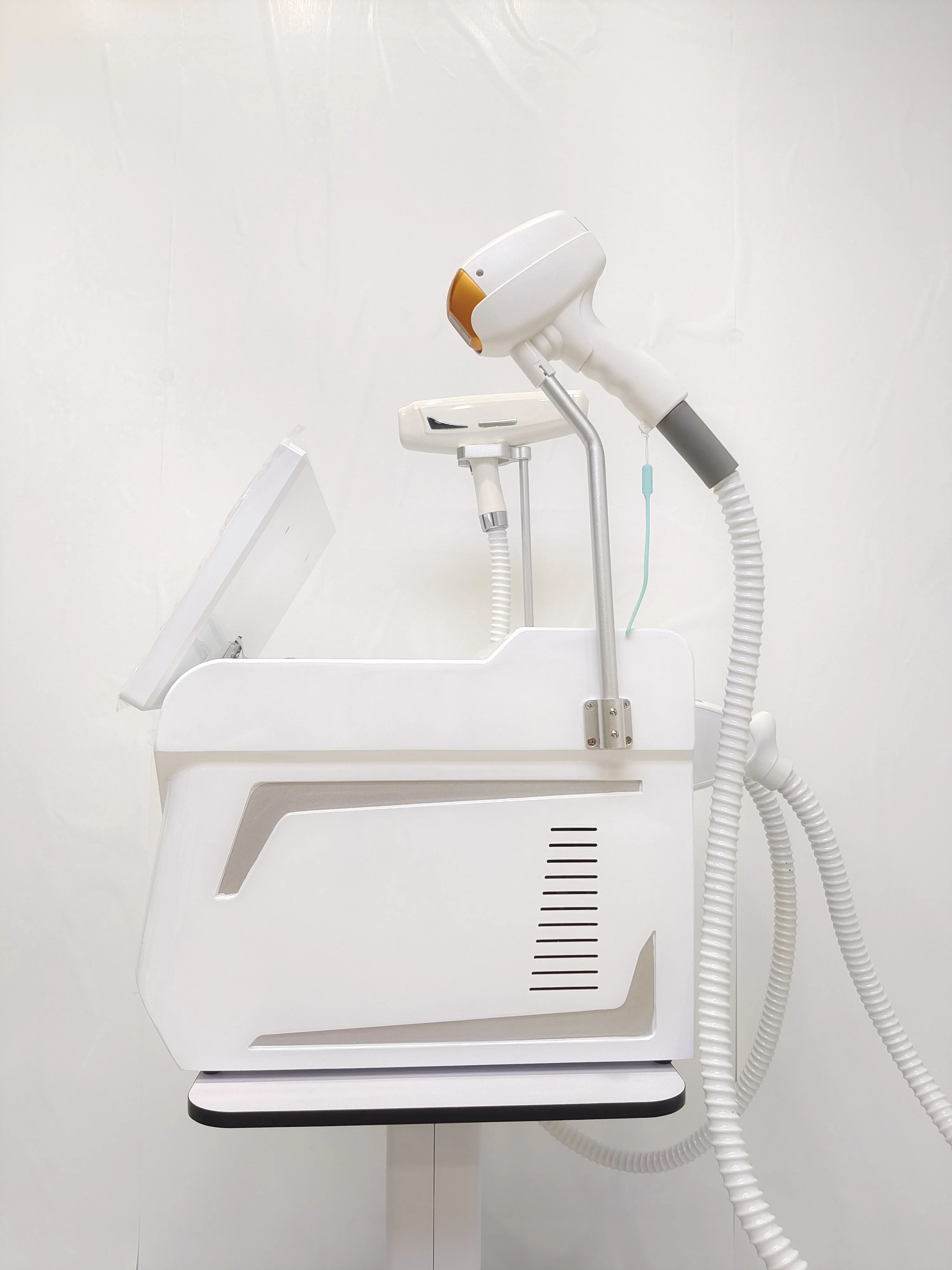 FAC 2in1 ديود إزالة الشعر بالليزر بيكو ثانية آلة إزالة الوشم المحمولة عالية الطاقة الثلاثي الفرقة الجليد الباردة حل دائم