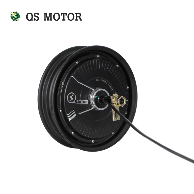 

QS Motor 10*2.15inch 2000W 212 V1.12 60kph BLDC Motor Brushless and Gearless in Wheel Hub Motor for Electric Scooter