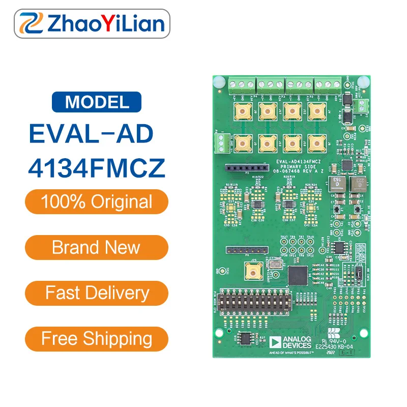 For EVAL-AD4134FMCZ AD4134 24Bit 4Channel Simultaneous Sampling ADC FMC Evaluation Board