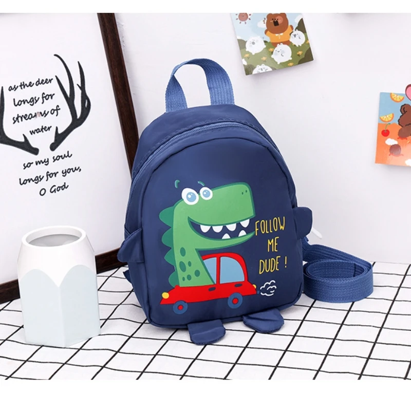 1 PCS Kids Cartoon Mini Dinosaur Backpack Anti Lost Bag Kindergarten School Bag Backpack