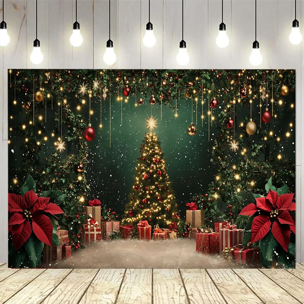 Christmas Decorative Tapestry Santa Claus Snowy View Christmas Tree Holiday Gift Home Wall Hanging Cloth Bedroom Sheet