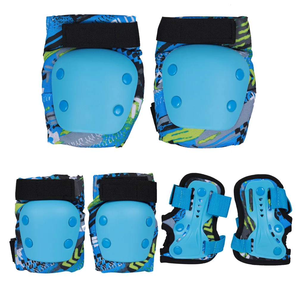 Children's Roller Skating Protector Set Balance Car Turtle Protector Knee Protector 6-piece Set for Children