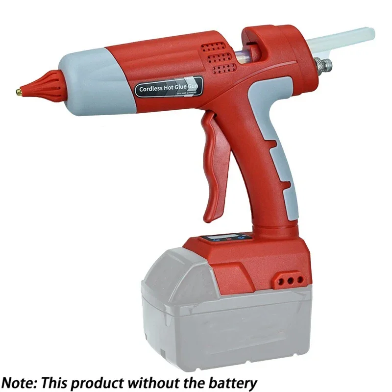 Cordless Hot Melt Glue Gun For Milwaukee 18V Li-ion Battery Digital Display Glue Gun Household DIY Tools With 10 Glue Sticks