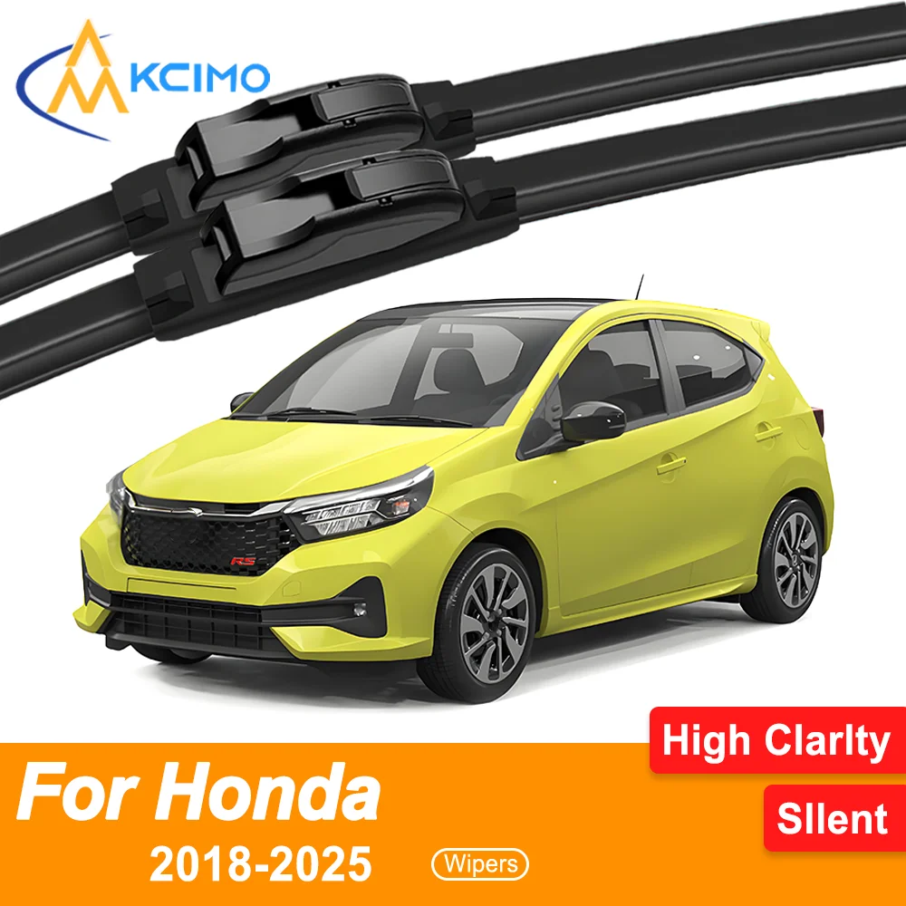 

2-Pack All-Season Wiper Blades Exact for Honda Brio DD1 2018-2025 Quiet Operation Long-Lasting & Clear Vision