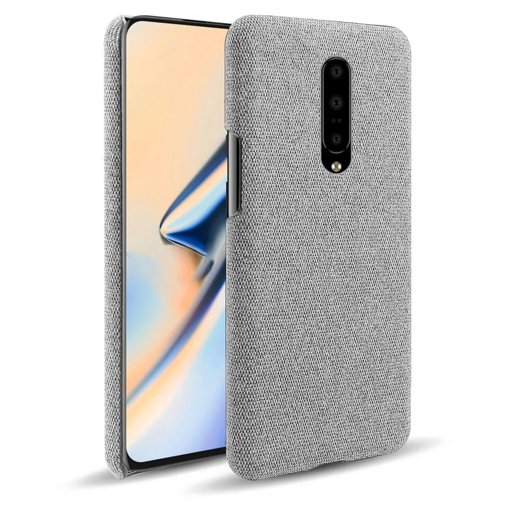 Oneplus 7 Pro Case Luxury Silm Fabric Protection Case Oneplus One Plus 7 7T 8 Pro Cover Coque Funda Bumper Capa Shell Bags