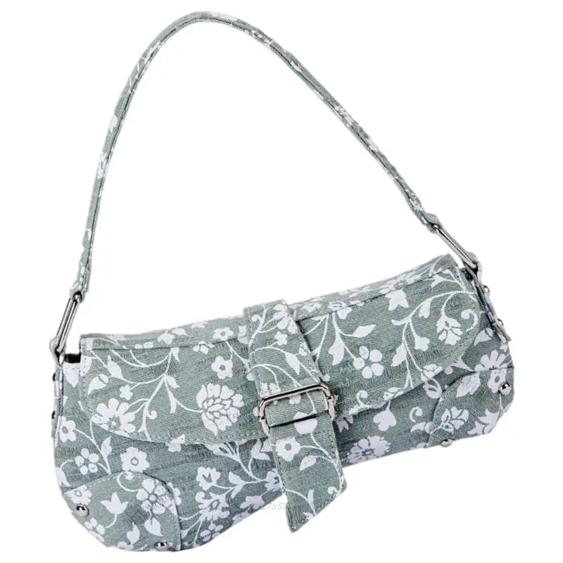 

X5XA Womens Underarm Bag Fashionable Shoulder Bag Retro Armpit Bag Trendy Handbags Purse Simple Commuting Bag