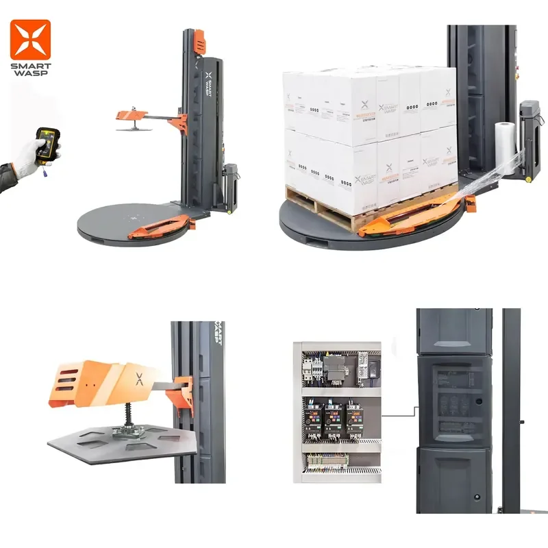 Automatic Bundling Wrapping Paper Tray Packaging Machine Stretch Film Wrapper for Efficient Product Packing and Shipping