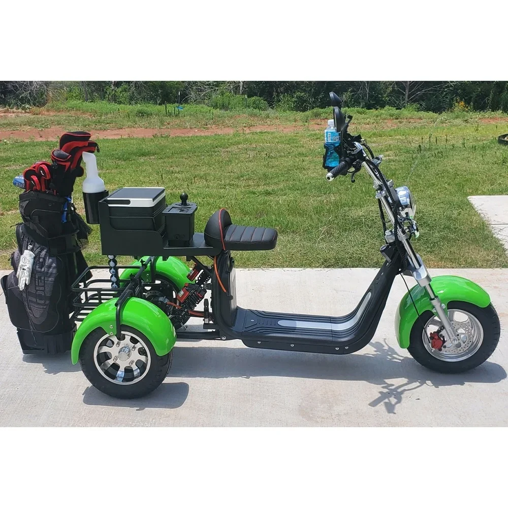 New Electric Tricycle 3-wheel Elderly Mobility Scooter Customized 3-wheel Tricycle Electric Trike For Golf