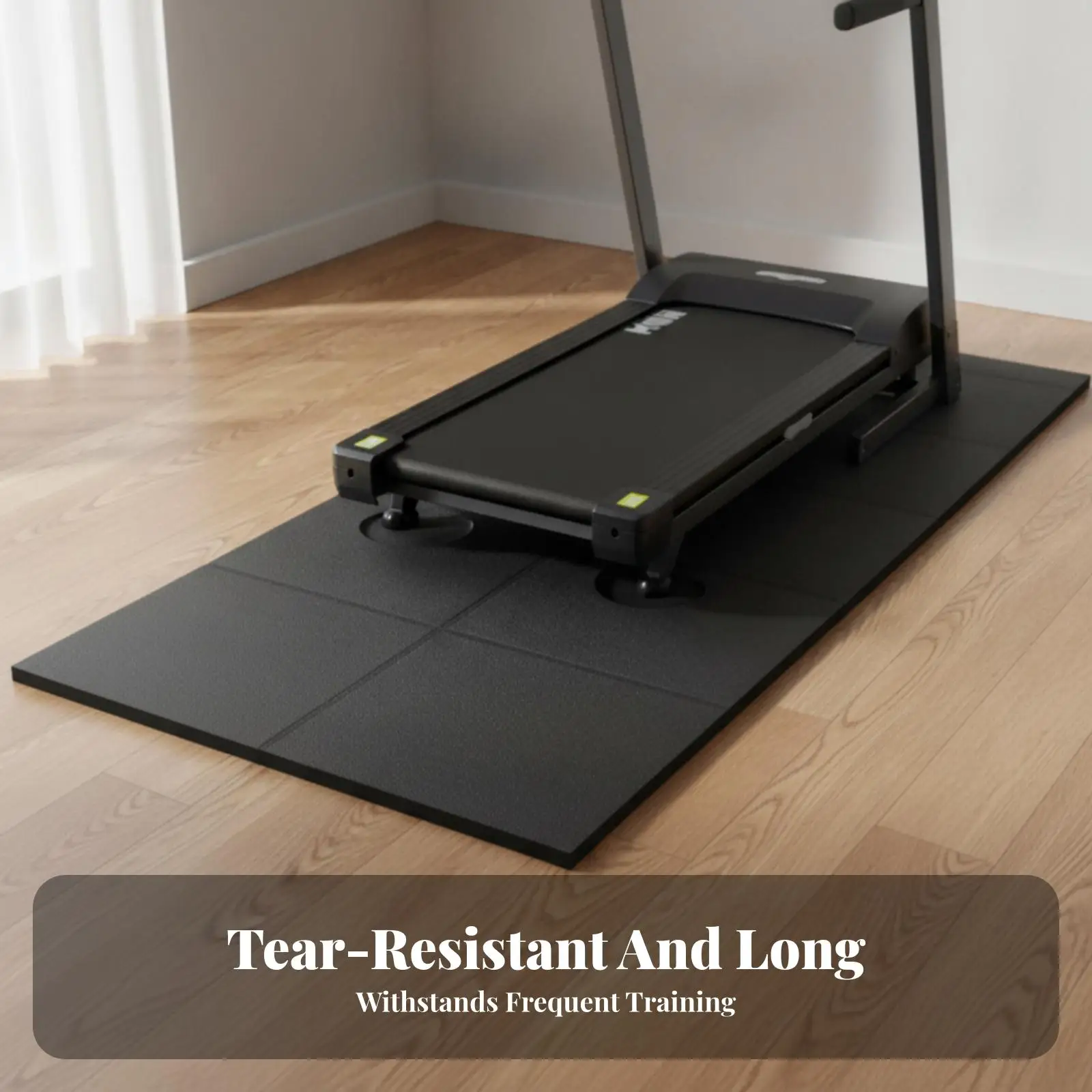 Folding Exercise Pad Thick Workout Mat Waterproof Non-slip Fitness Floor Mat for Physical Training Equipment Setup