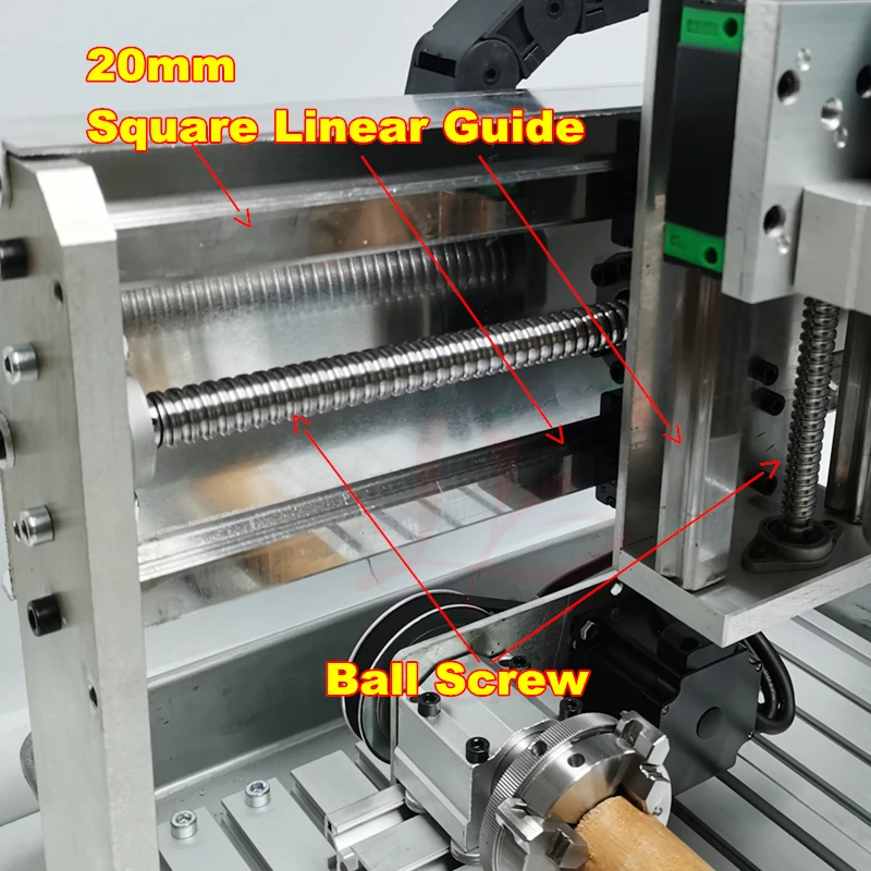 2200W 5 Axis Metal Engraving Machine 6040 4 Axis CNC Router 3040 PCB Engraving 3020 Drilling and Milling Machine With Sink