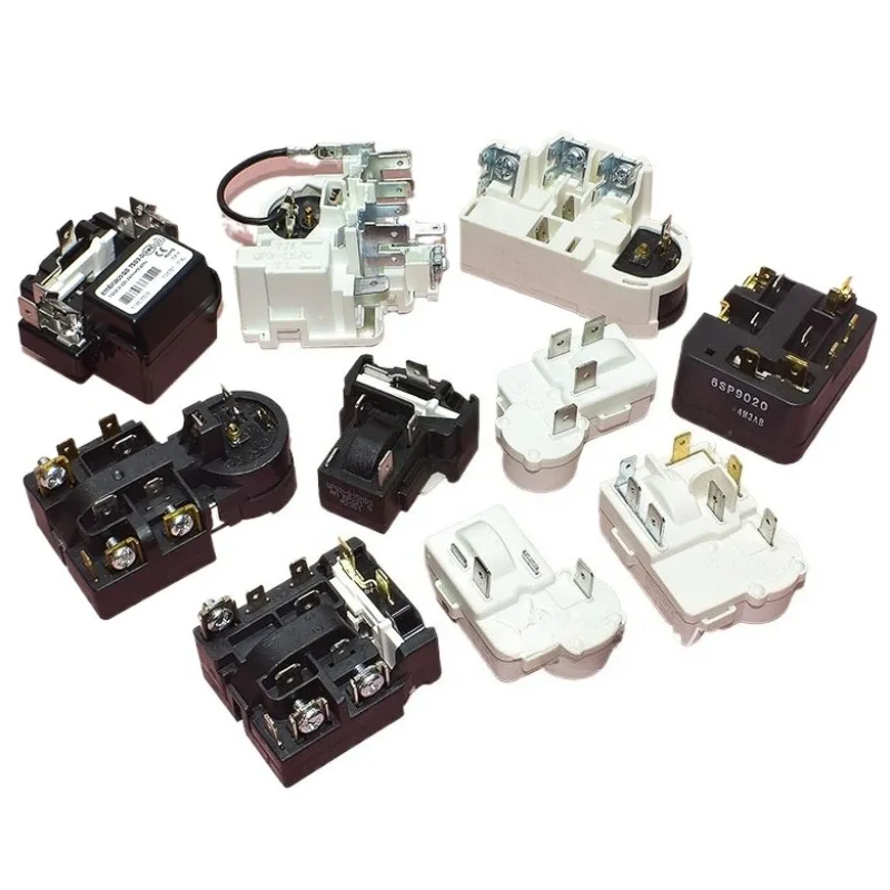 1 piece suitable for Haier Midea Rongshida refrigerator compressor PTC combination starter, overload protector, 6SP90, QP3-12A