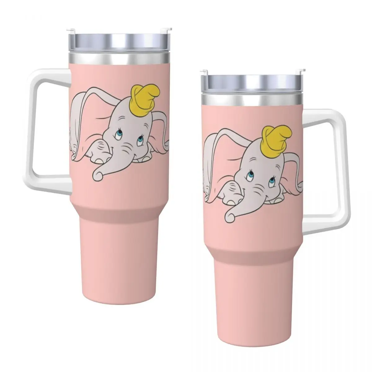 Dumbo MINISO Stainless Steel Tumbler Driving Mugs Large Capacity Thermal Mug Heat Preservation Cold Drink Milk Tea Water Bottle