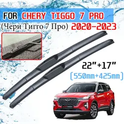 For Chery Tiggo 7 Pro Plus 2020 2021 2022 MK2 Accessories Front Windscreen Wiper Blade Brushes Wipers for Car U J Hook