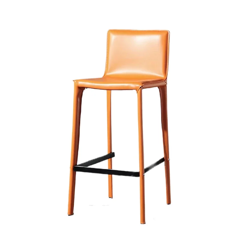 

*Luxury Bar Chair Minimalist Advanced Pleochroic Bedroom new style Bar Chair Nordic Indoor Sillas Para Barra De Cocina Furniture