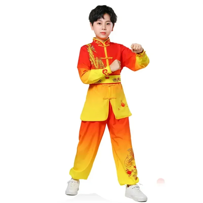 

Kung Fu Uniform Men Women Children Tai Chi Costumes Kids Wushu Sets Perform Girl Suit Chinese Baby Clothes Boy Set Martial Arts