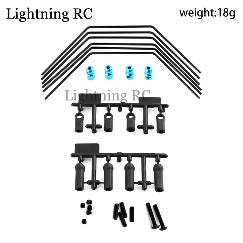 

Front and Rear Sway Bar Kit 54514 for Tamiya XV01 1/10 RC Car Upgrade Parts Accessories