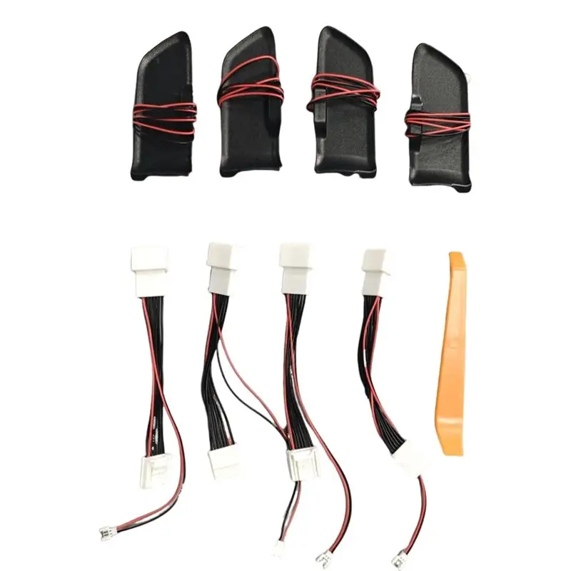 

AEA7-Car Door Handle Bowl Atmosphere Light For Toyota Corolla 2019-2024 Interior Door Bowl Handle Frame LED