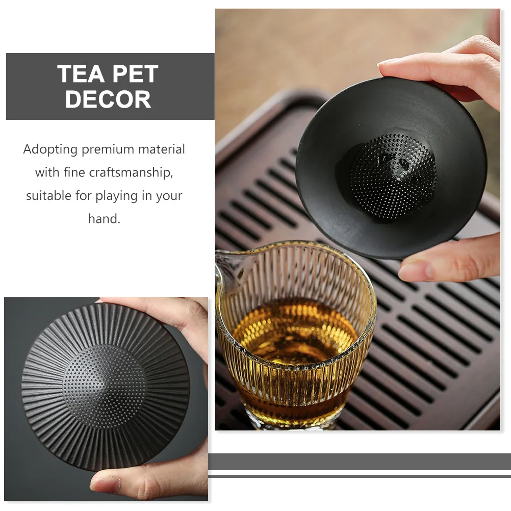 

Tea Strainer Handmade Figurine Pet Kungfu Table Ornament Decorations Ware Arrangement