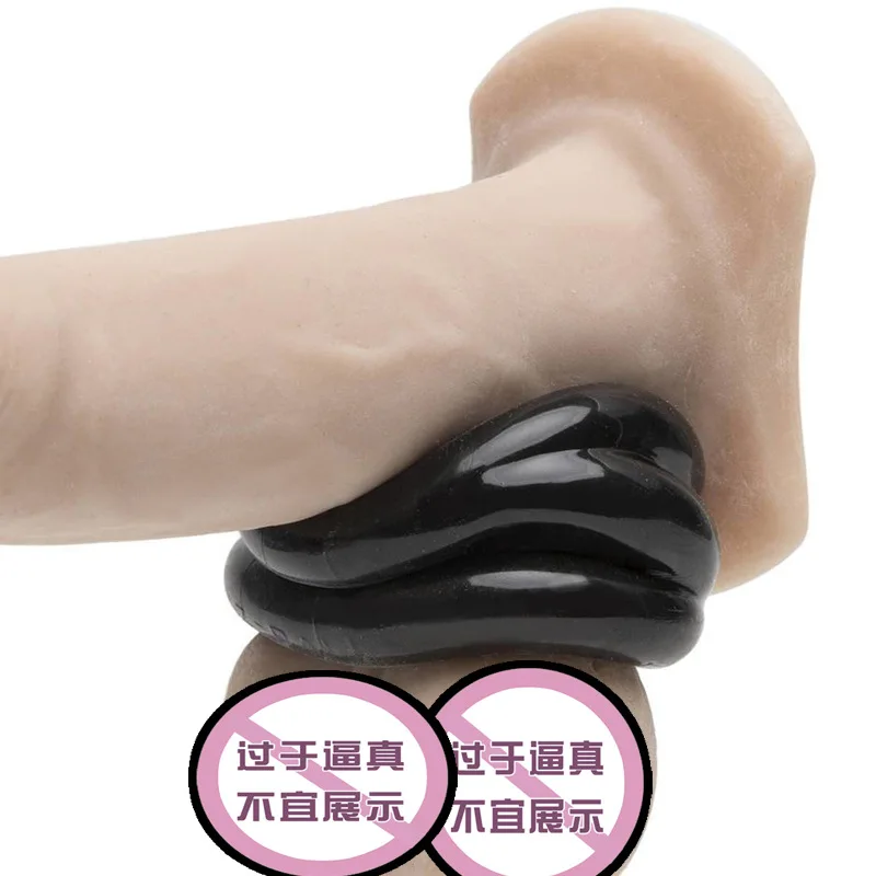 Male Penis Lock Cock Ring Men\'s Penis Bondage Ring Penis Ring Delay Lock Essence Set Ring Egg Egg Ring Mace Set Crystal Set