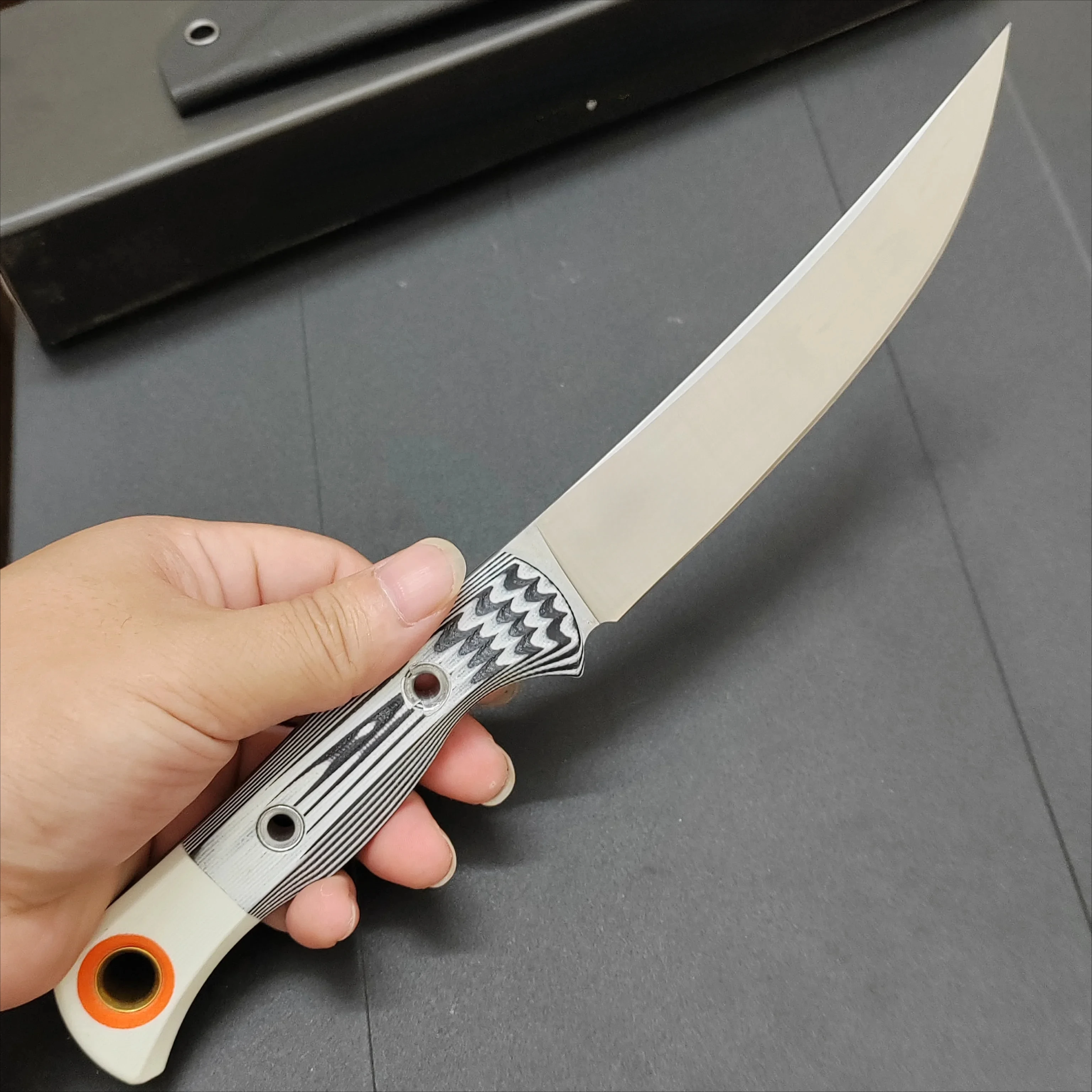 BM Knife 15500 fixed blade G10 handle Outdoor Camping Survival Rescue hunting tactics multi-purpose portable EDC knife