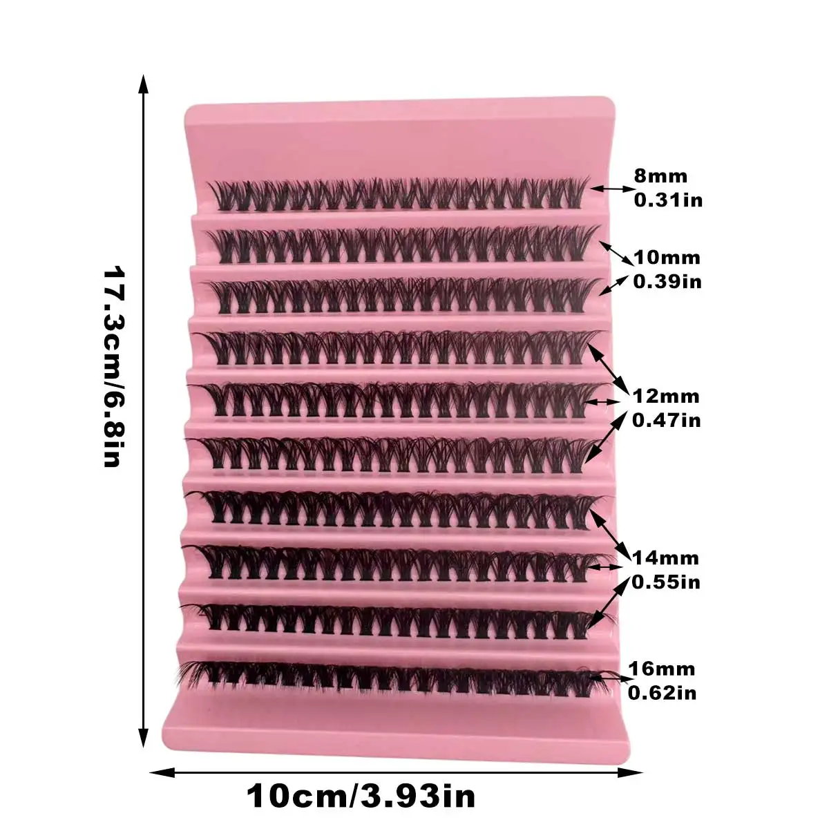 200 قطعة D حليقة 50D رقيق الرموش الفردية نمط مختلط وهمية Wispy طويلة الأمد سميكة مجزأة ملحقات طبيعية جلدة